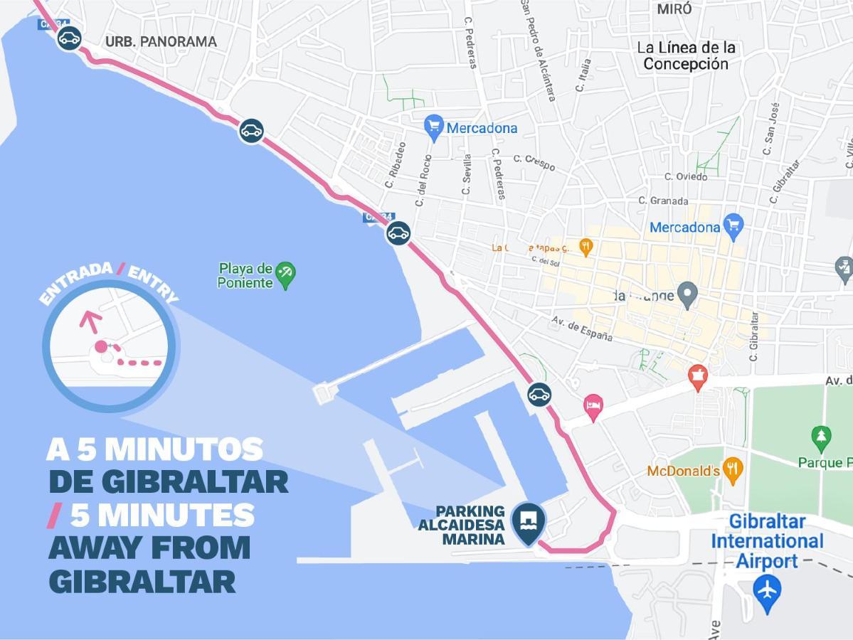 Hotel Boat Haus - Casas Flotantes Frente A Gibraltar La Línea de la Concepción Exteriér fotografie